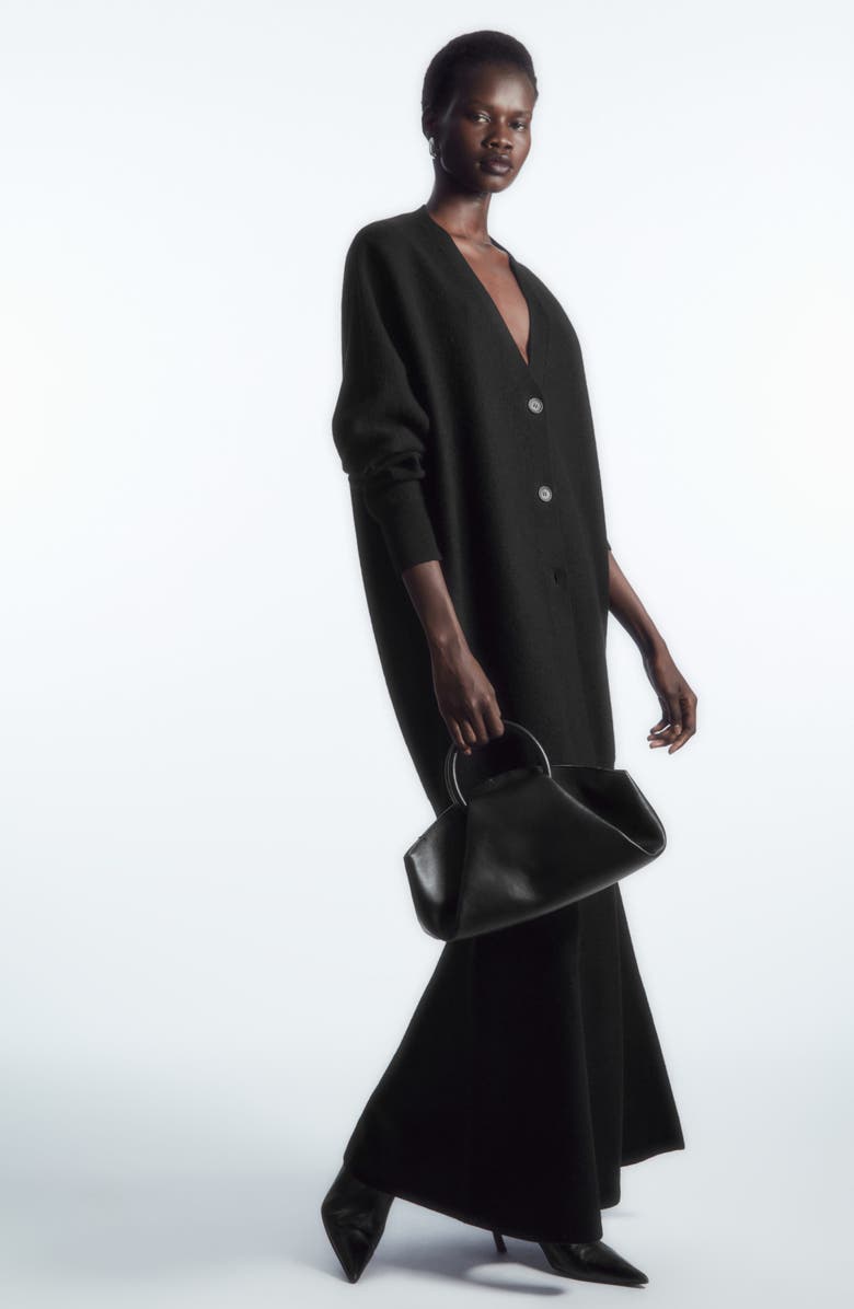 COS Trumpet Merino Wool Maxi Skirt, Alternate, color,