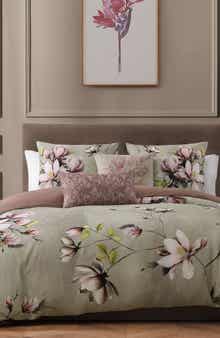 Bebejan 5-Piece Purple Lilies Reversible Comforter Set