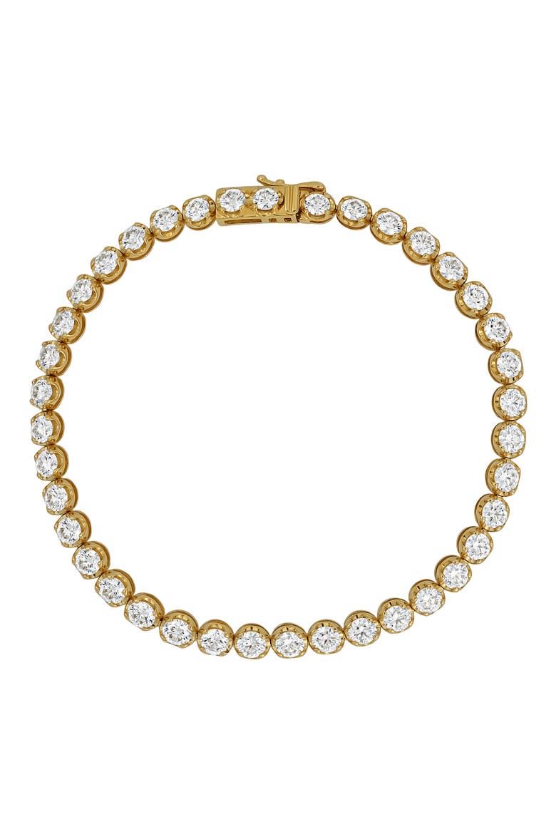 Audrey Diamond Tennis Bracelet (Nordstrom Exclusive), Main, color, 18K YELLOW GOLD