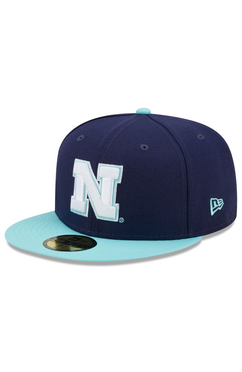 New Era Men's New Era Navy/Light Blue Nebraska Huskers 59FIFTY Fitted Hat, Alternate, color, 