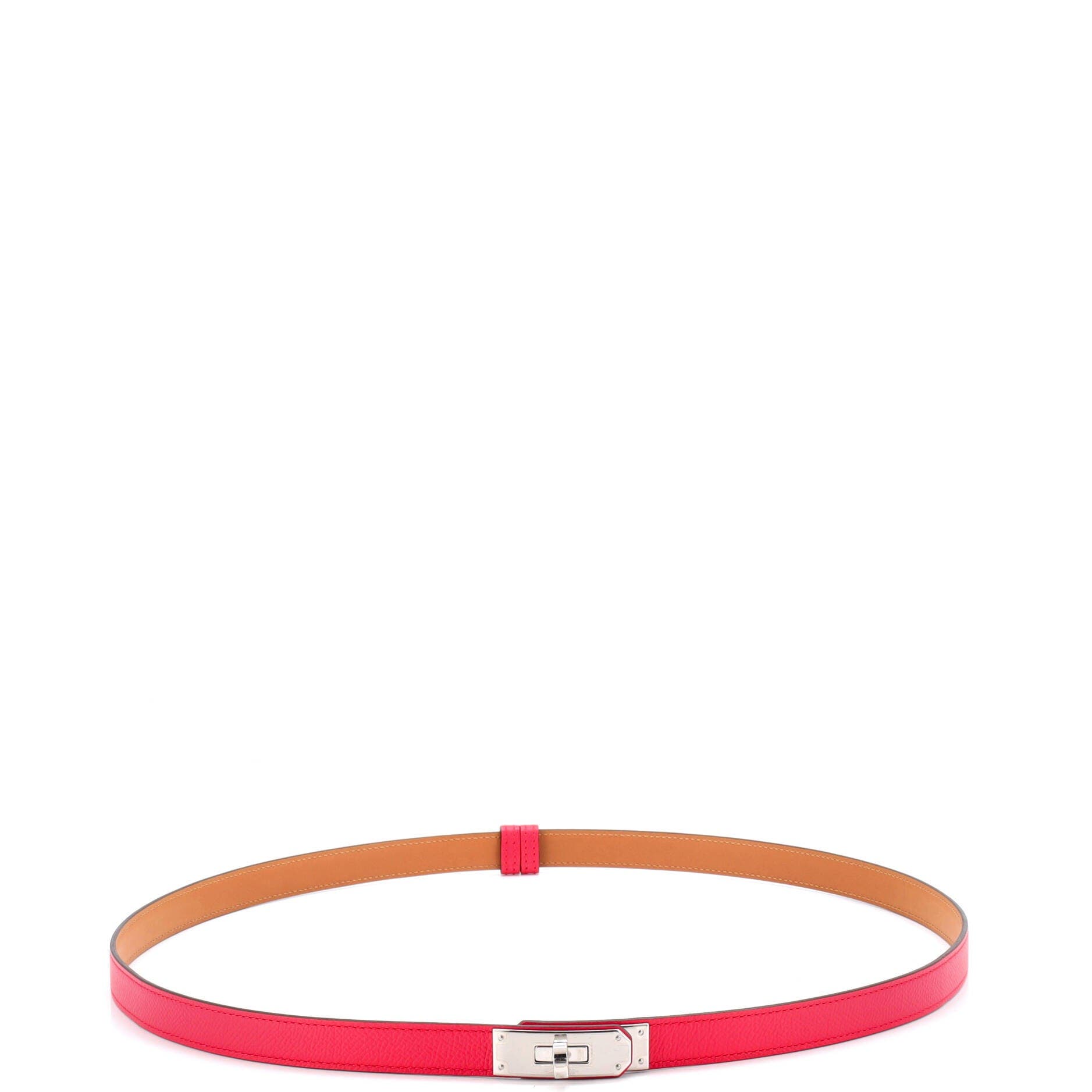 Kelly Belt Leather Thin, Alternate, color, Pink