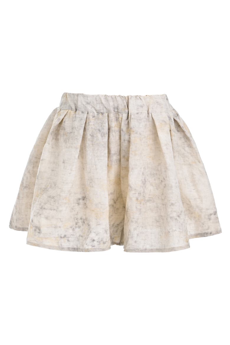 Marble Pleated Two-Piece Set, Alternate, color, Ivory