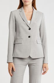 Theory Carissa Classic Stretch Wool Blazer