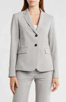 Theory Carissa Classic Stretch Wool Blazer