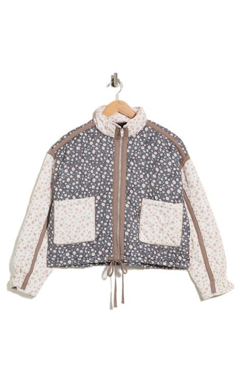 Bloom Bash Quilted Bomber Jacket