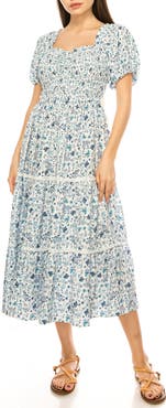 A COLLECTIVE STORY Floral Midi Dress