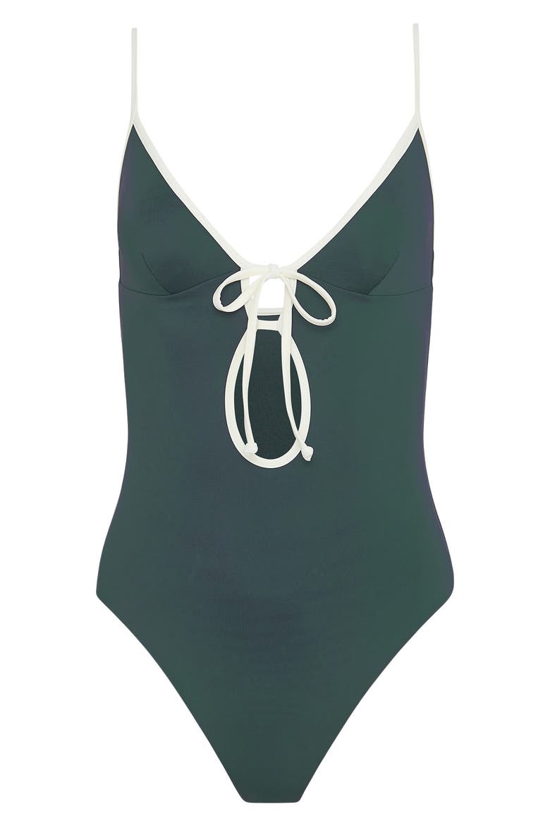 Soleil One-Piece Swimsuit, Alternate, color, SEA MOSS
