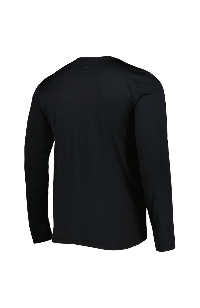 New Era Men's New Era Black Las Vegas Raiders Combine Authentic Offsides Long Sleeve T-Shirt, Alternate, color, Black