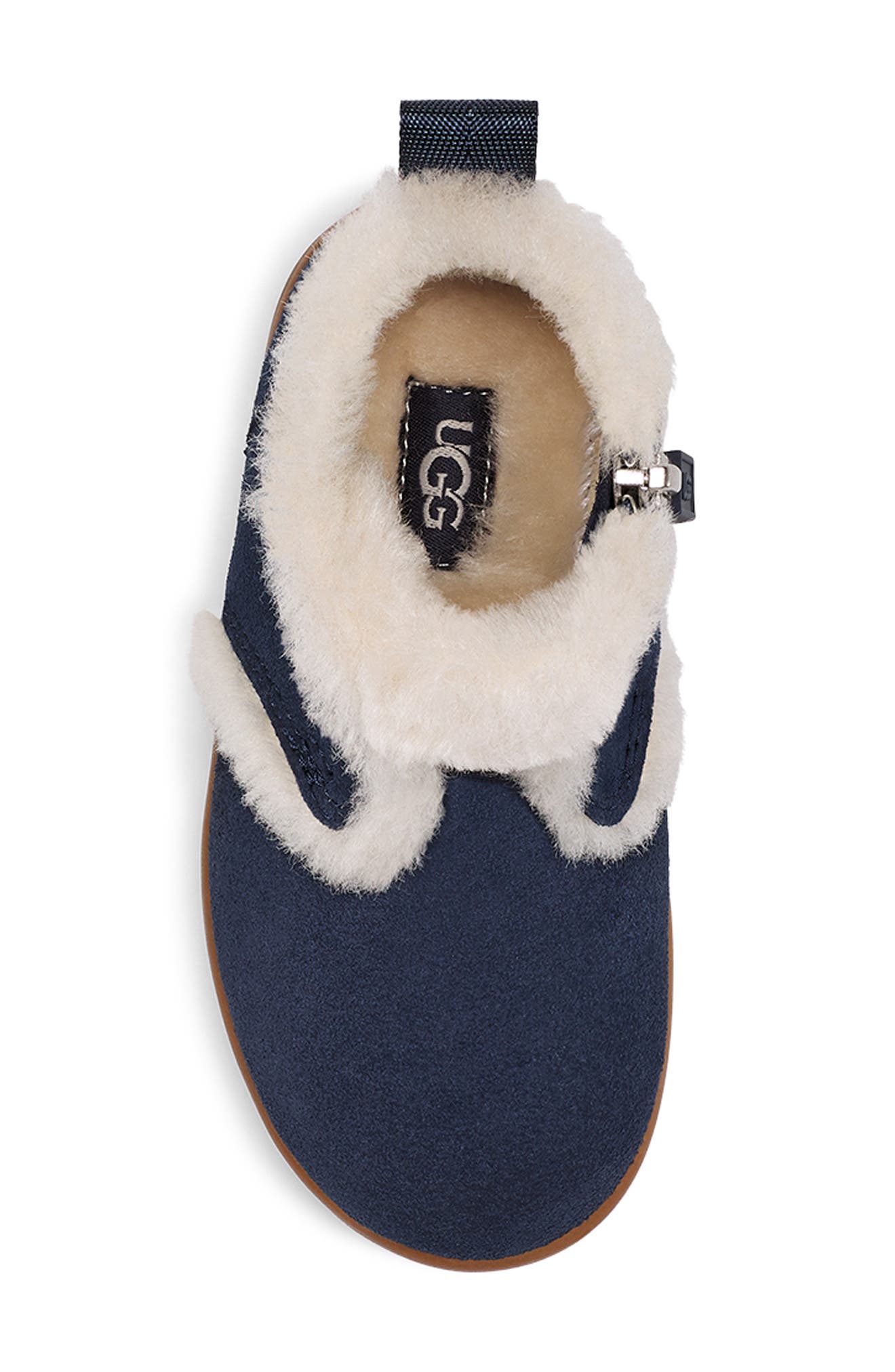 Daden Bootie, Alternate, color, NAVY SUEDE