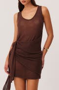 SNDYS Mindy Semi Sheer Side Wrap Tank