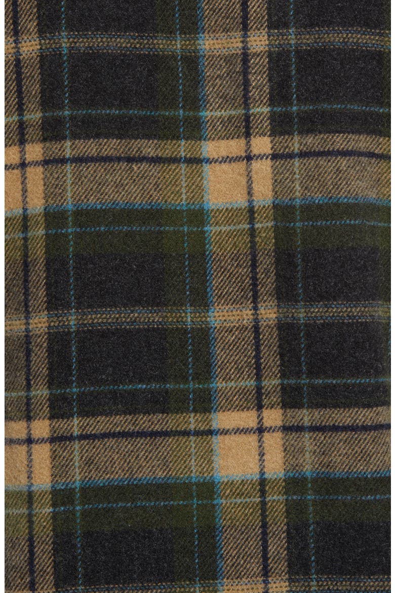 Granit Plaid Button-Up Flannel Shirt, Alternate, color, TARMAC