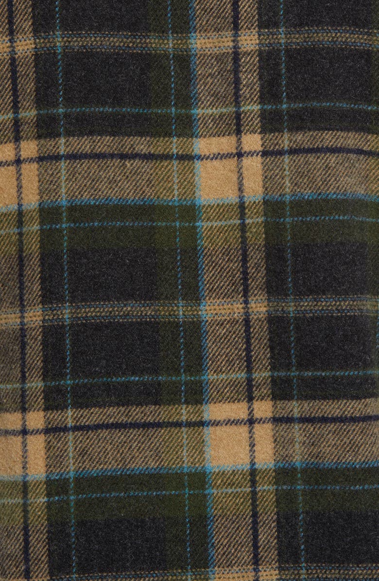 Fjällräven Granit Plaid Button-Up Flannel Shirt, Alternate, color,