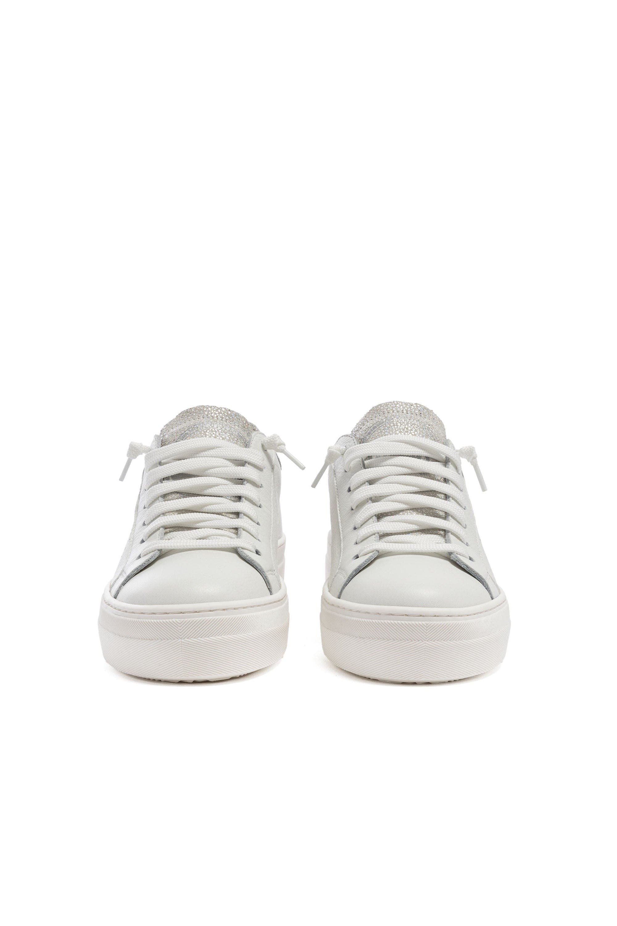 P448 Thea Platform Sneaker, Alternate, color, White/Metallic