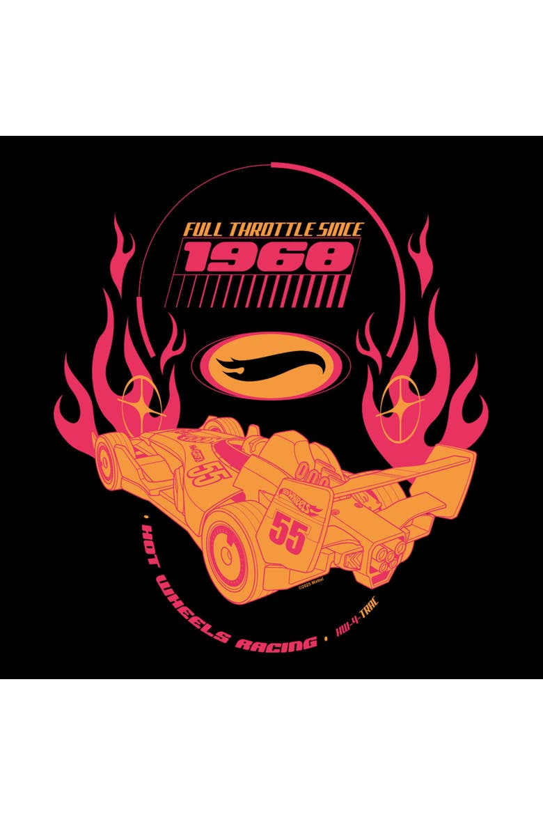 Mens Hot Wheels Racing Since 1968 T Shirt, Alternate, color, Black