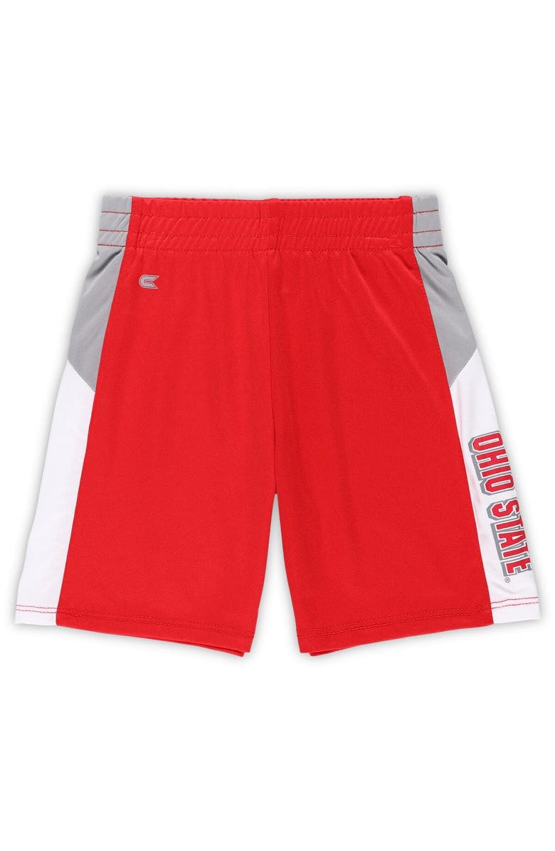 COLOSSEUM Toddler Colosseum Scarlet Ohio State Buckeyes Ozone Tank Top & Shorts Set, Alternate, color,