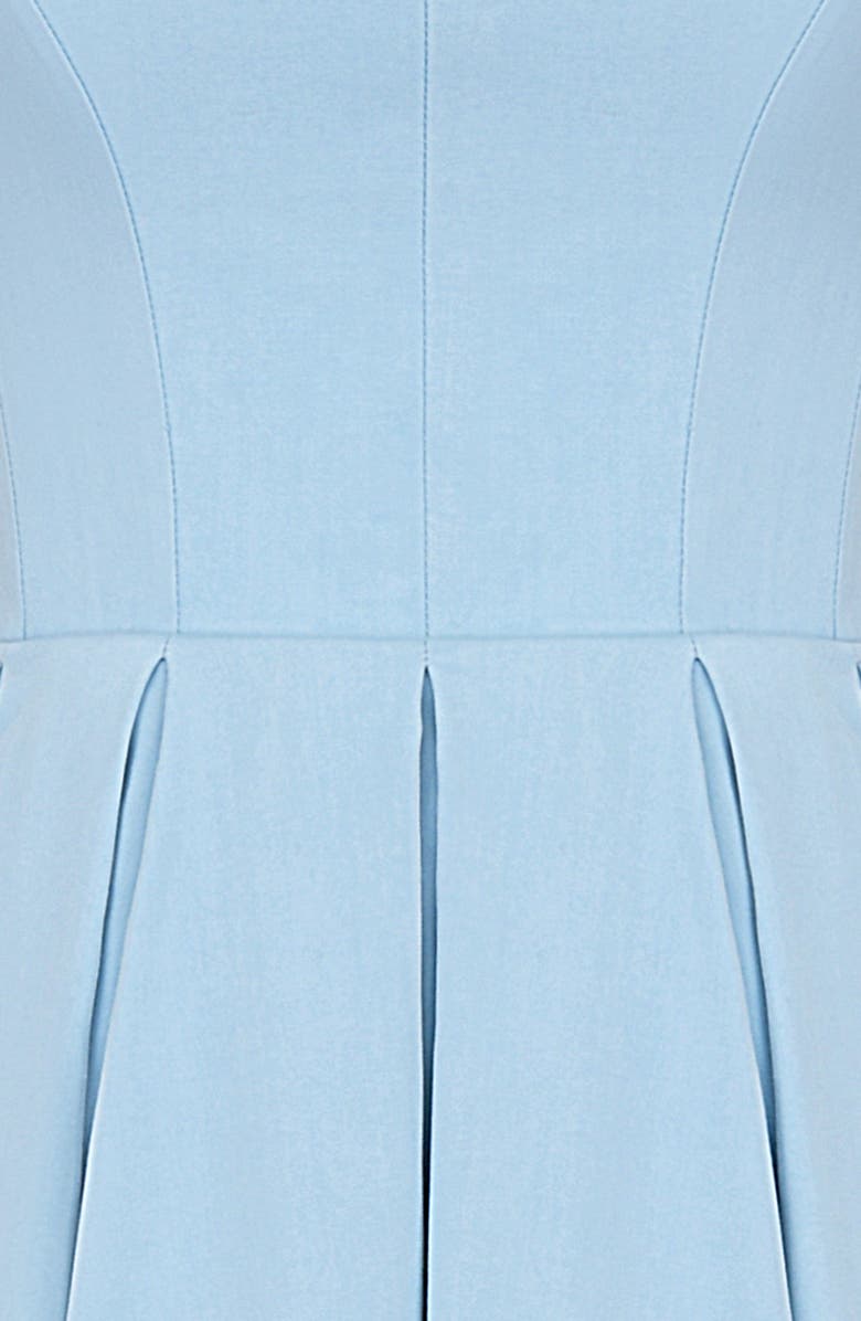 HOUSE OF CB Audrey Strapless Fit & Flare Dress, Alternate, color, Cinderella Blue