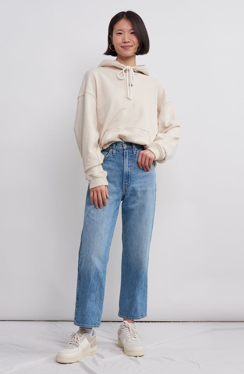 Levi's<sup>®</sup> WellThread<sup>™</sup> Ribcage Ankle Wide Leg Jeans, Alternate, color,