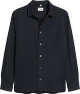 DL1961 Dominick Stretch Cotton & Viscose Snap-Up Overshirt