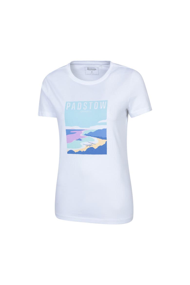 Padstow Short-Sleeved T-Shirt, Alternate, color, White