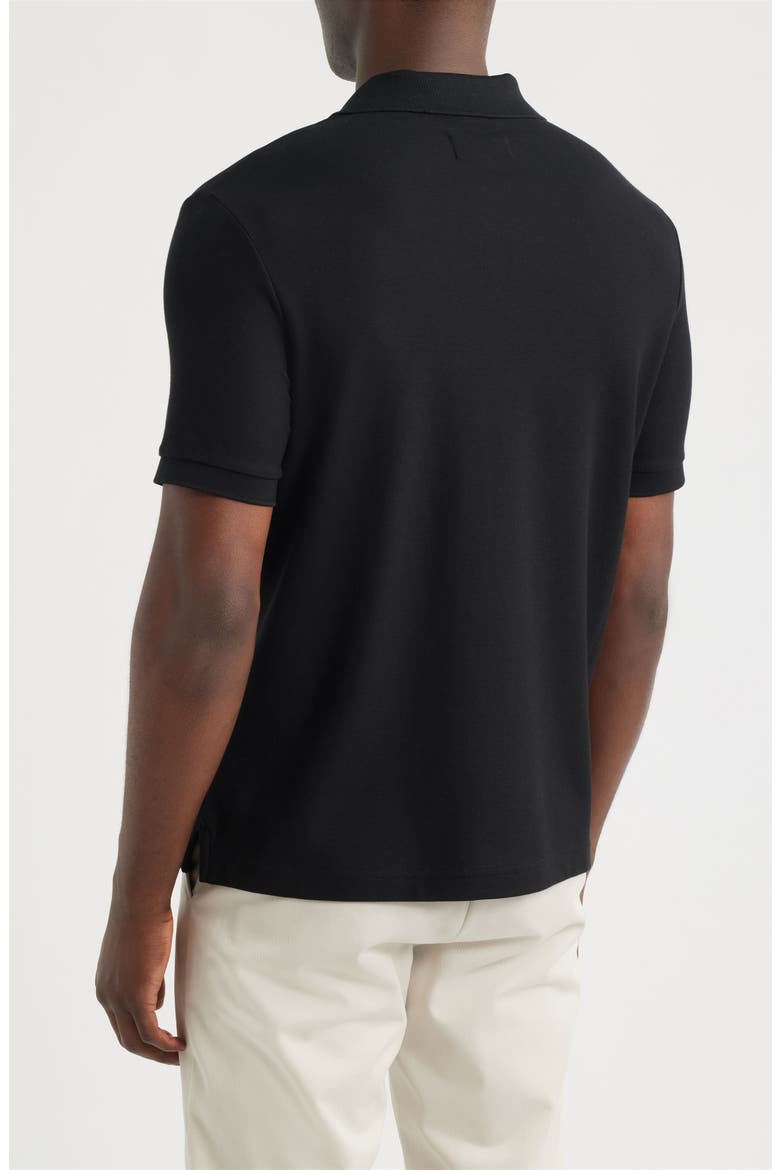 Pima Cotton Piqué Polo, Alternate, color, BLACK