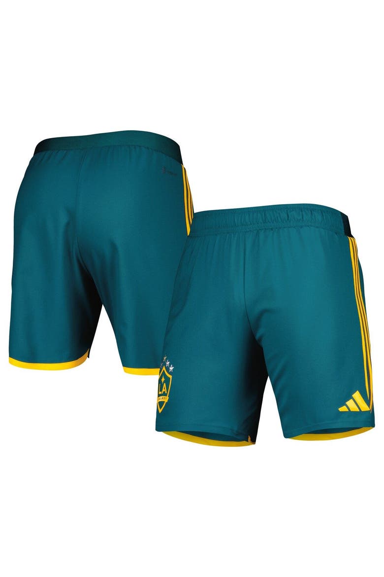 Men's adidas Green LA Galaxy 2023 Away AEROREADY Authentic Shorts, Main, color, Green