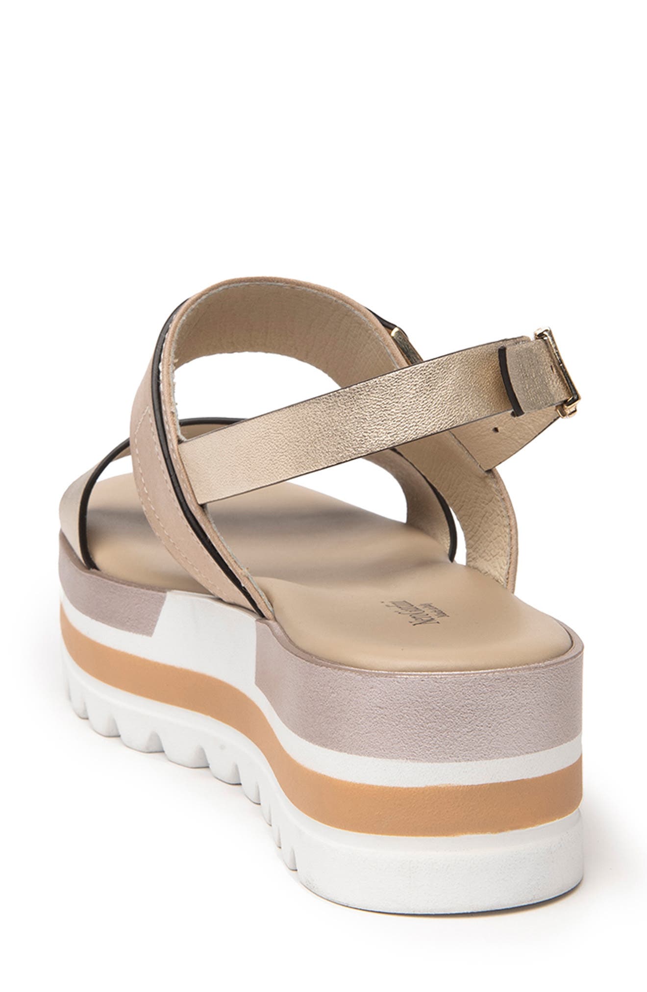 NeroGiardini Quarter Strap Platform Sandal, Alternate, color, 