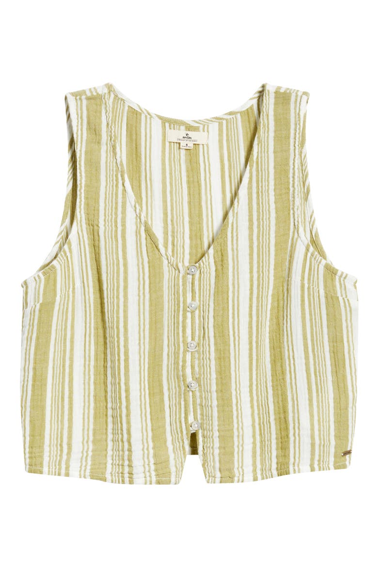 Premium Surf Stripe Camisole, Alternate, color, OLIVE