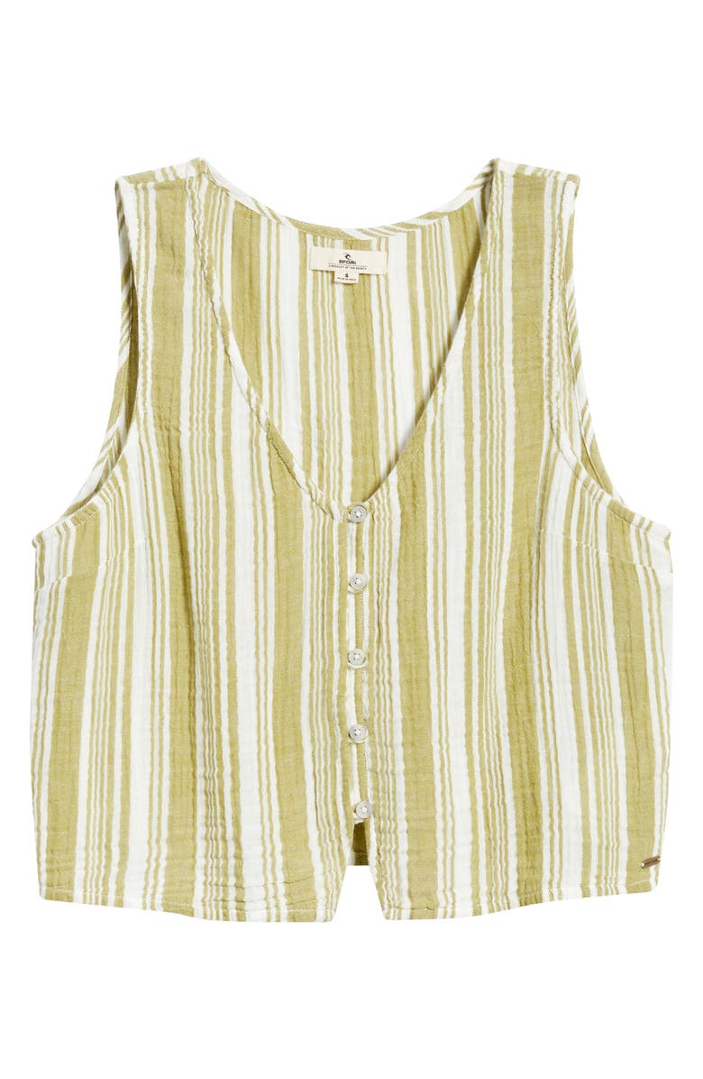 Rip Curl Premium Surf Stripe Camisole, Main, color, Olive