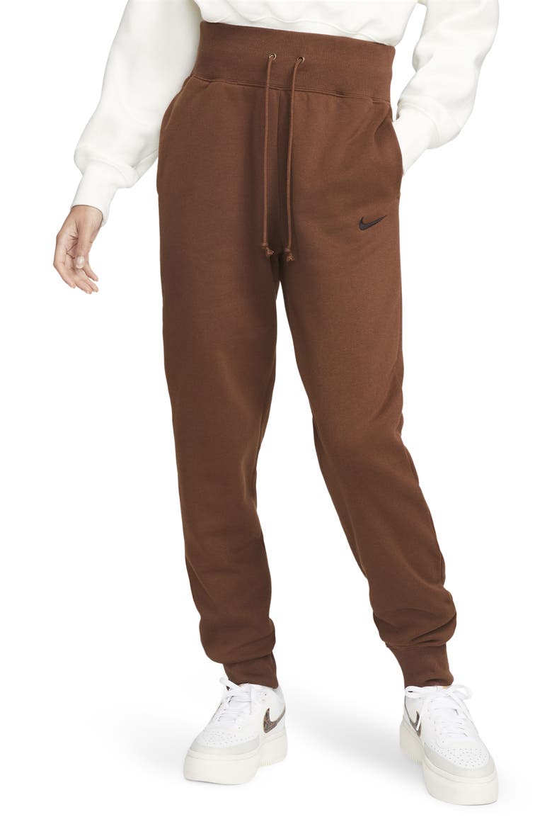 Sportswear Phoenix Fleece Sweatpants, Main, color, COCAO WOW/ BLACK
