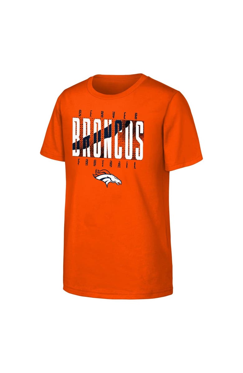 Outerstuff Youth Outerstuff Orange Denver Broncos Posterize T-Shirt, Alternate, color, 