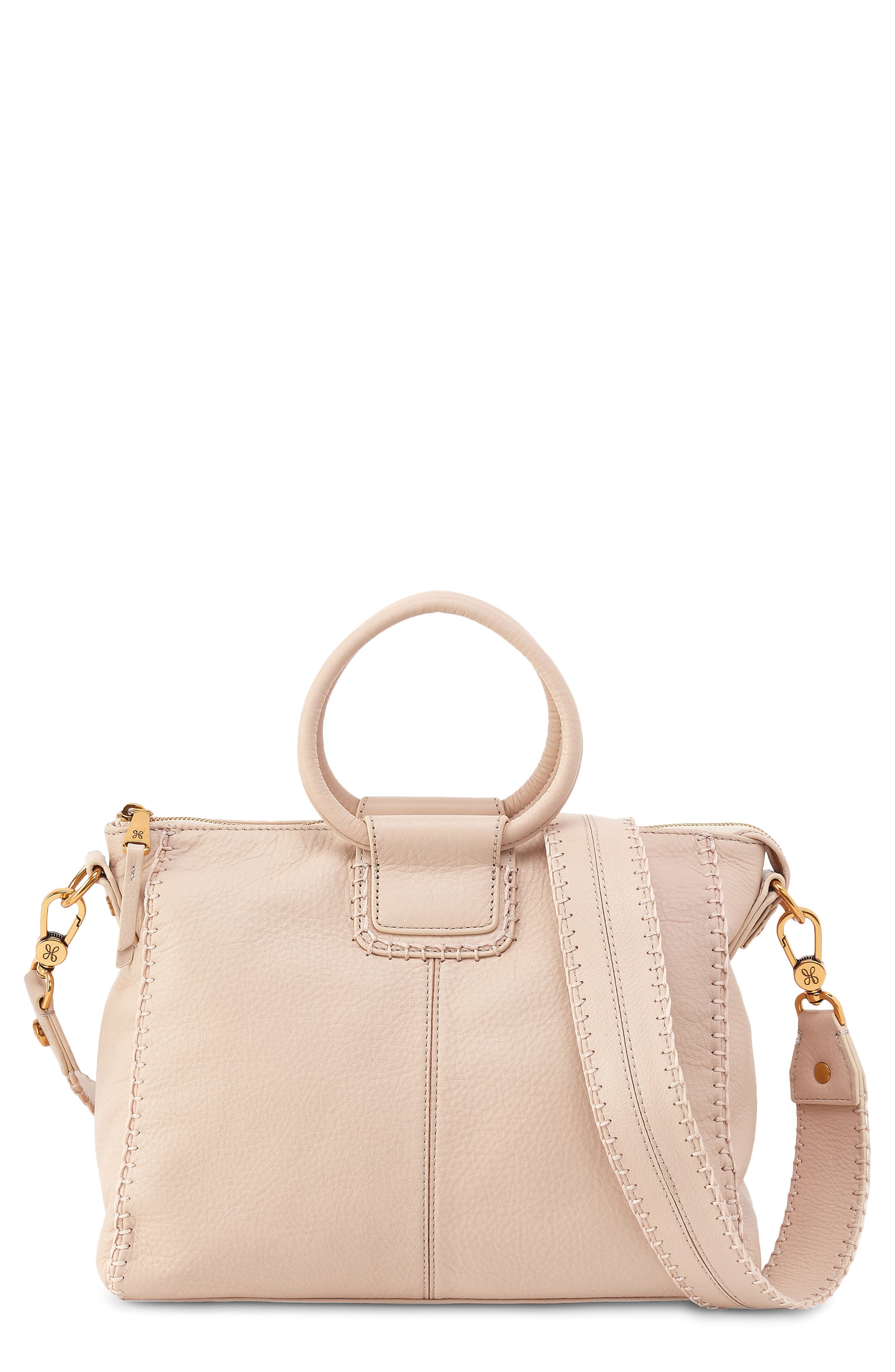 HOBO Medium Sheila Leather Satchel, Main, color, Stonewash