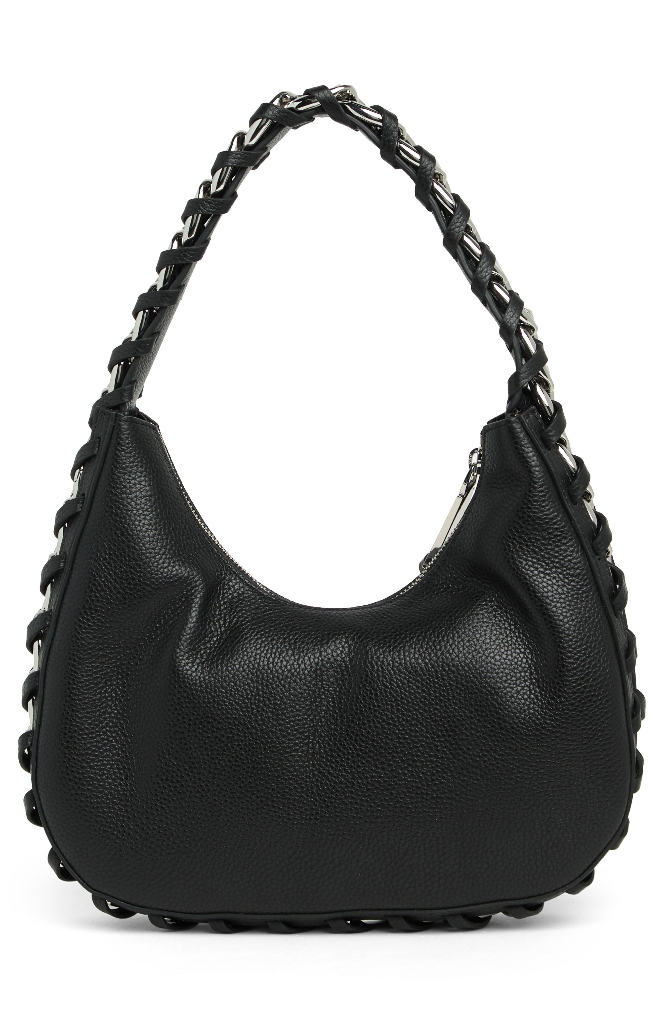 Rebecca Minkoff Whipstitch Chain Hobo Bag, Alternate, color, 