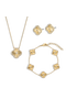 Icon Clover Necklace, Bracelet and Studs - Set of 3