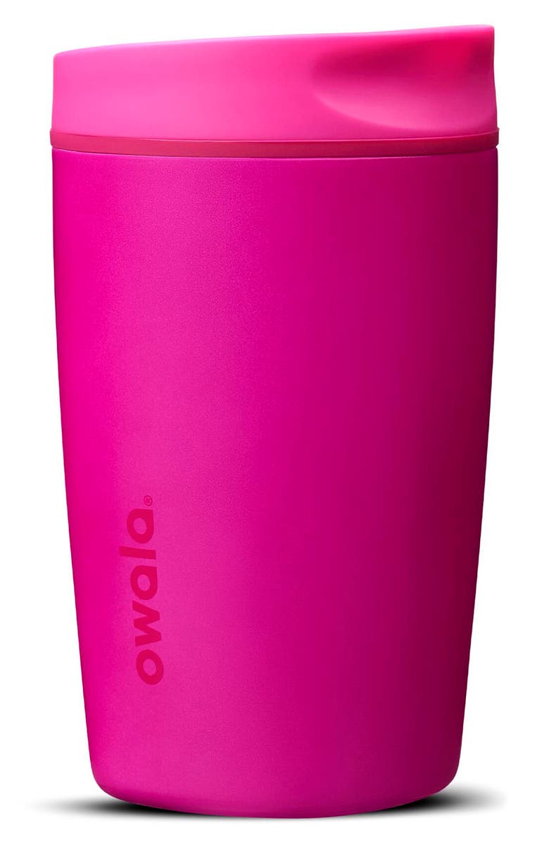 Owala Read My Lips SmoothSip Slider 12-Ounce Travel Tumbler, Main, color, Pink
