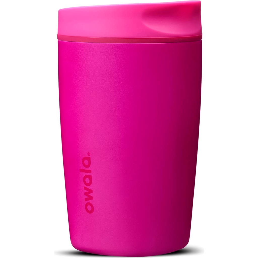 Owala Read My Lips Smoothsip Slider 12-ounce Travel Tumbler In Pink