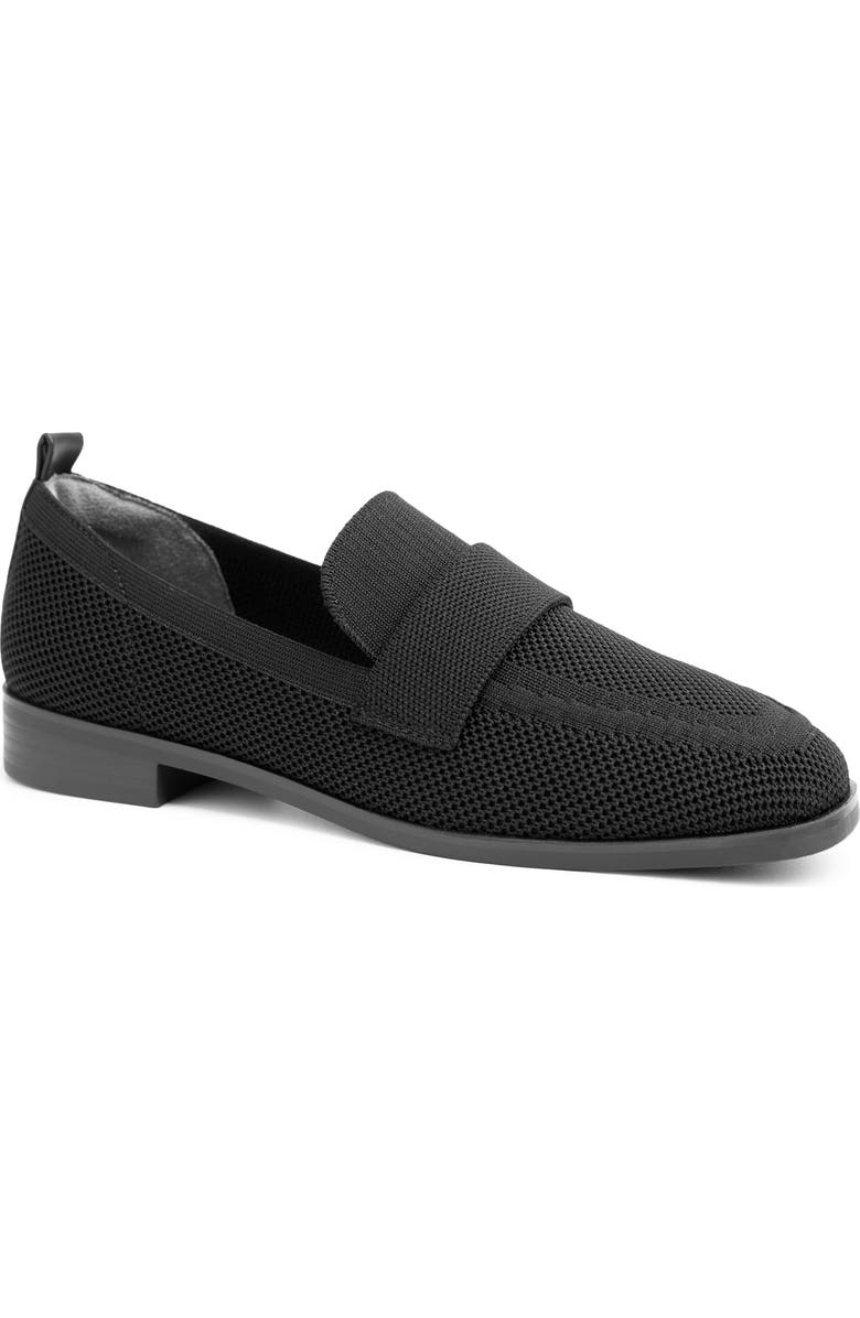 Me Too Brylee Mesh Loafer, Main, color, Black
