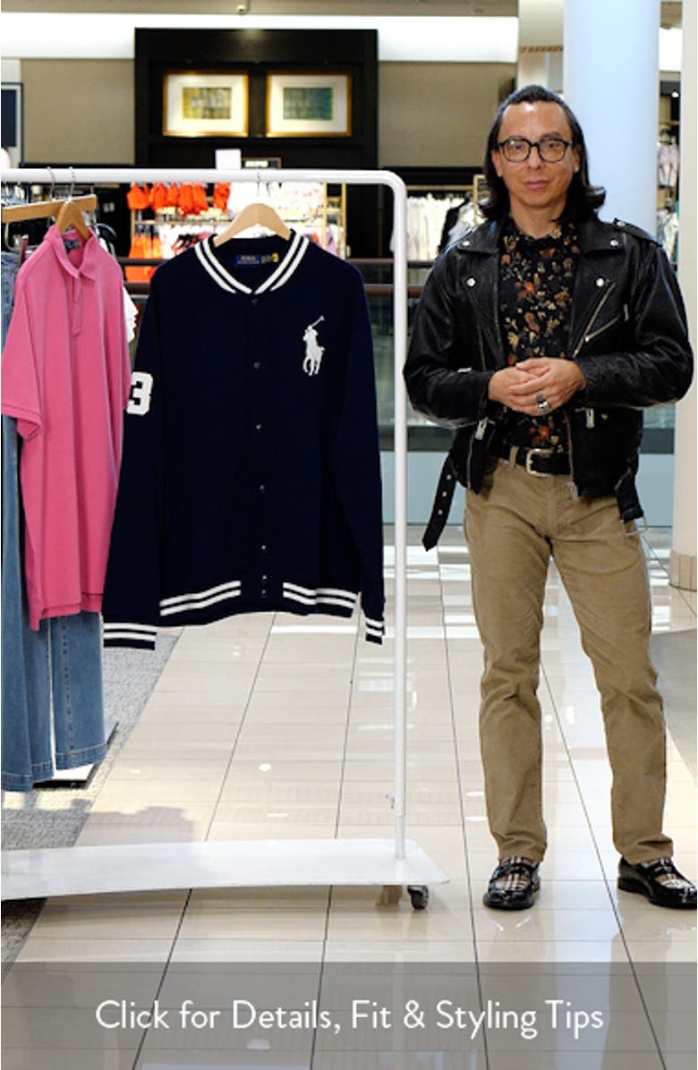 Polo Ralph Lauren Big Pony Fleece Baseball Jacket | Nordstrom