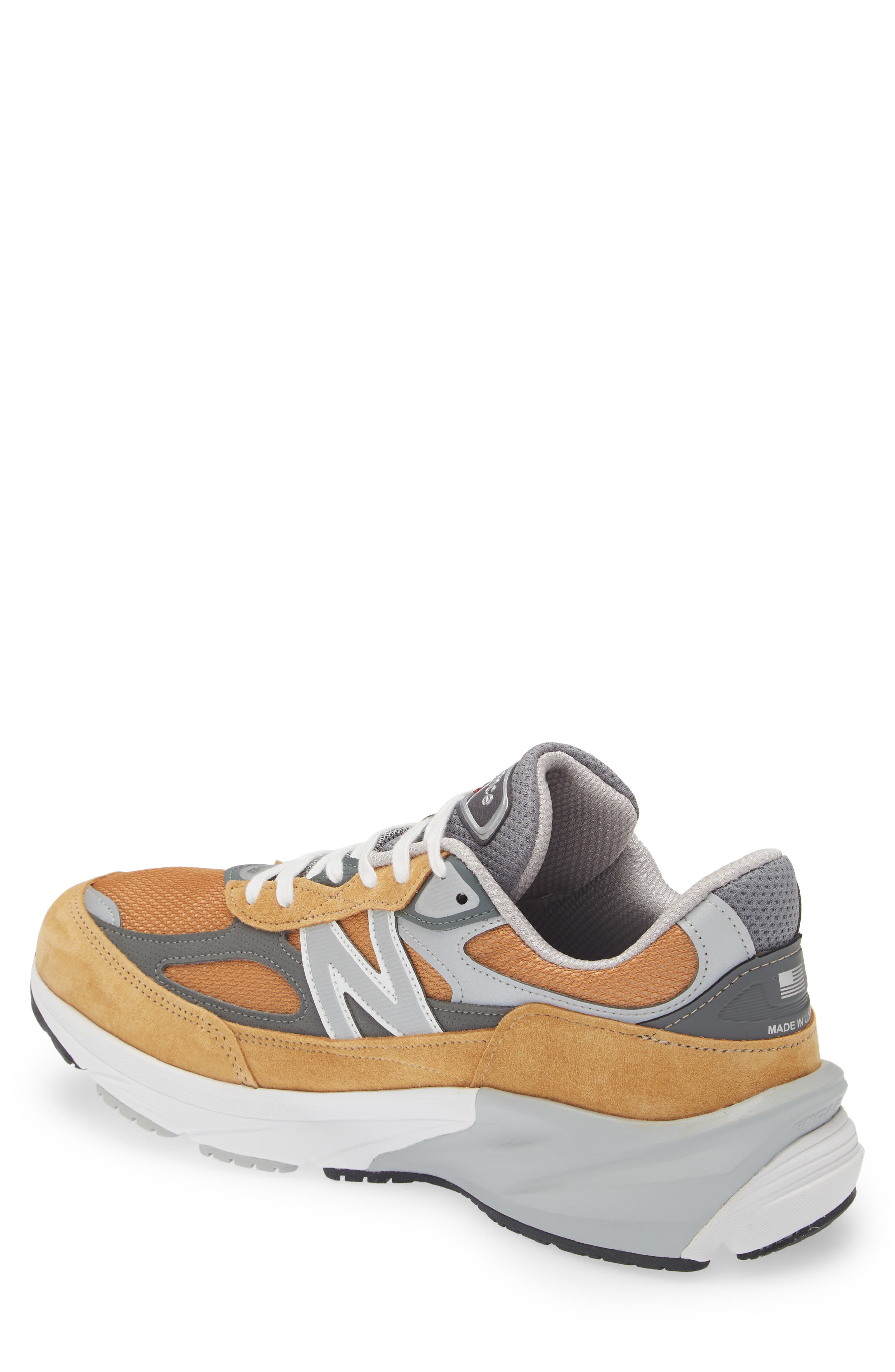 New Balance Gender Inclusive Made in USA 990v6 Sneaker, Alternate, color, Workwear/ Grey