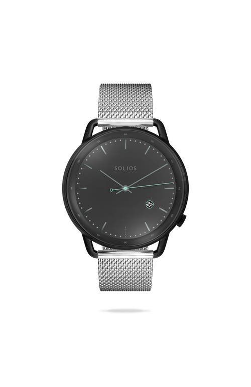 Solios Watches The Solar Curve | Black Dial