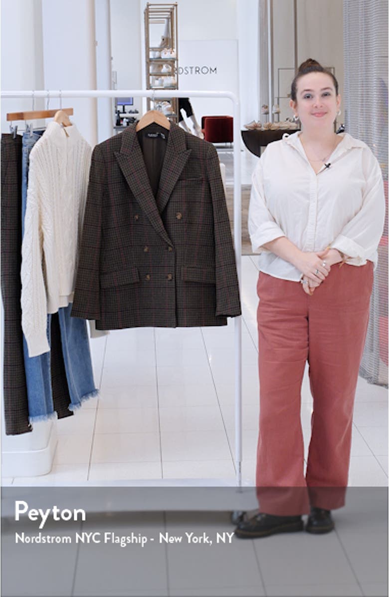 Check Double Breasted Jacket, sales video thumbnail