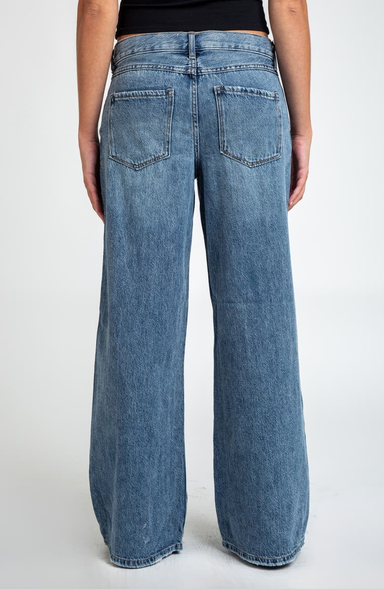 I Love Who I Am Mid Rise Wide Leg Jeans, Alternate, color, Indigo Light Medium