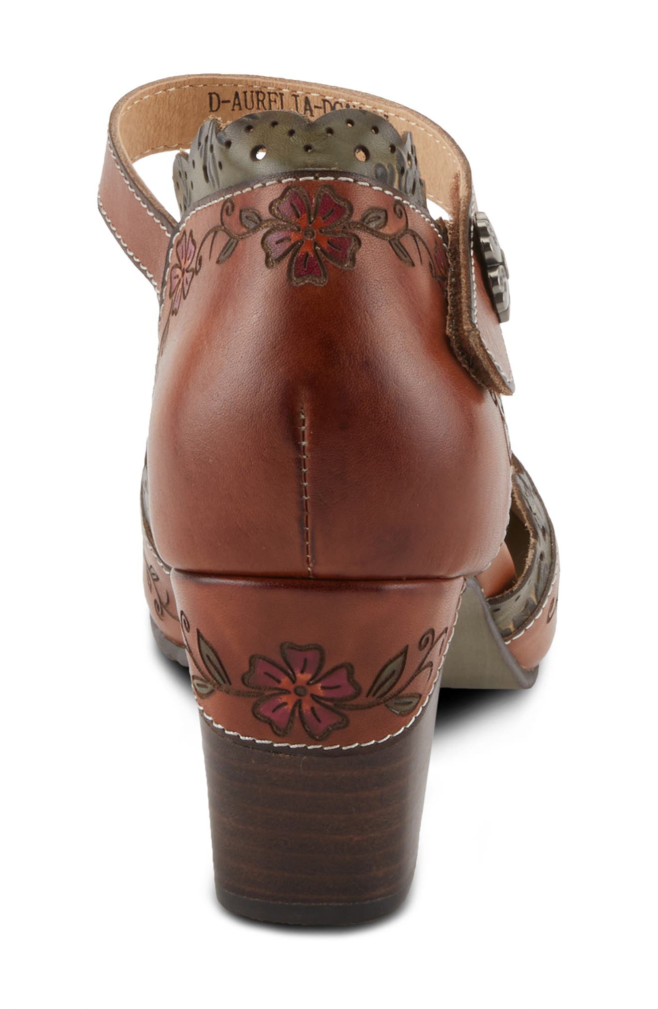 Sayyes Ankle Strap Pump, Alternate, color, DARK CAMEL MULTI