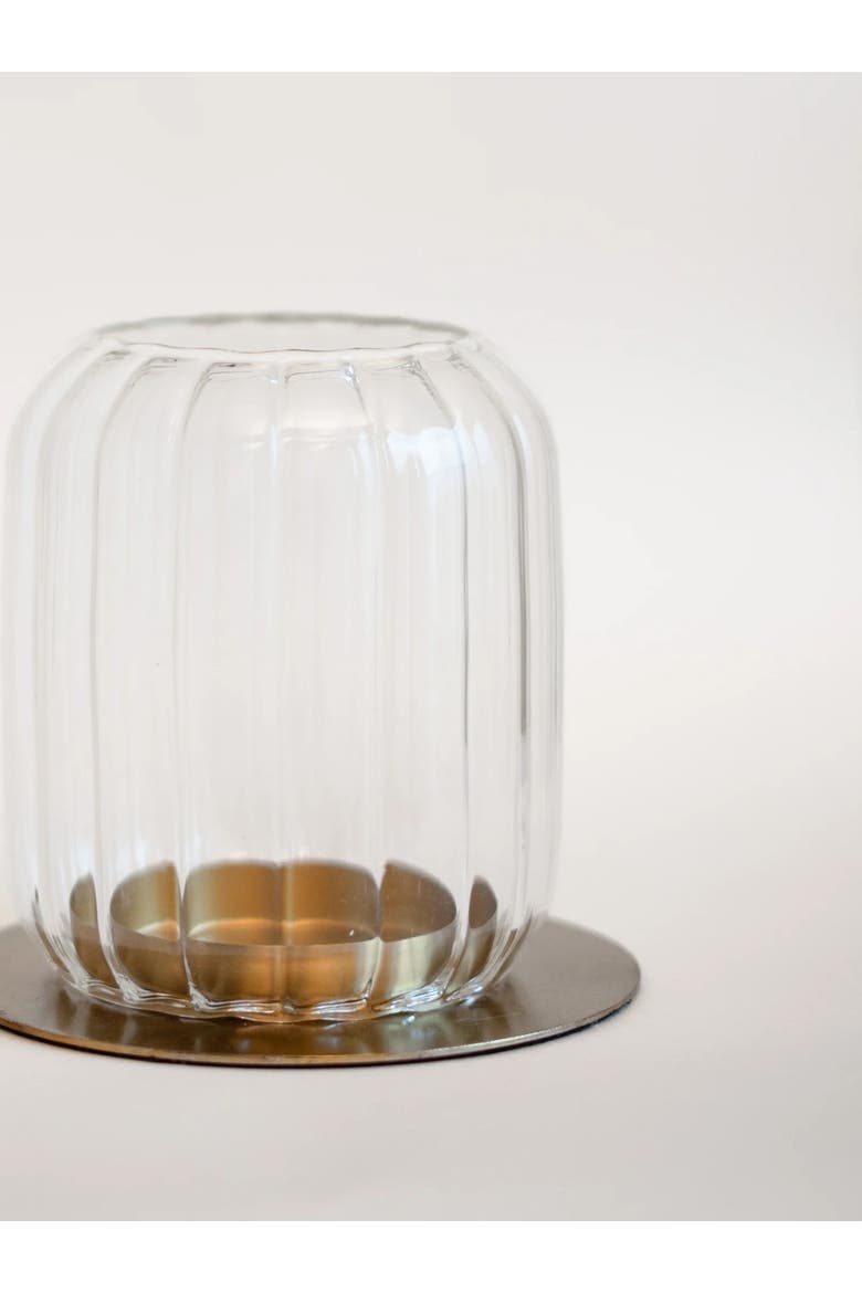 Kira Glass Lantern, Alternate, color, Clear
