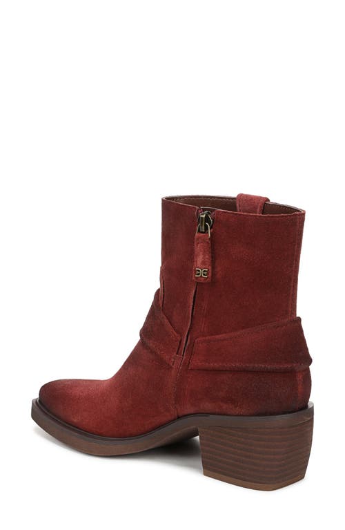 Sam Edelman Barrett Harness Bootie In Red