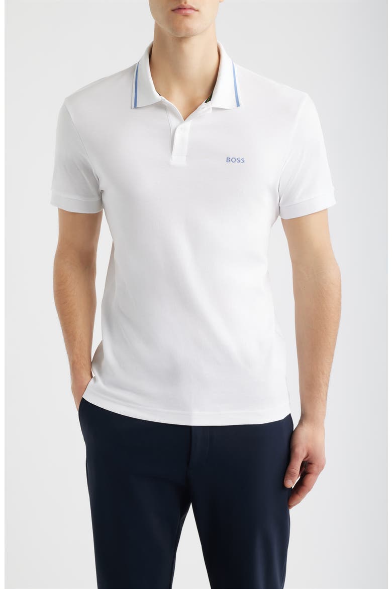 Paddy Cotton Polo, Main, color, WHITE