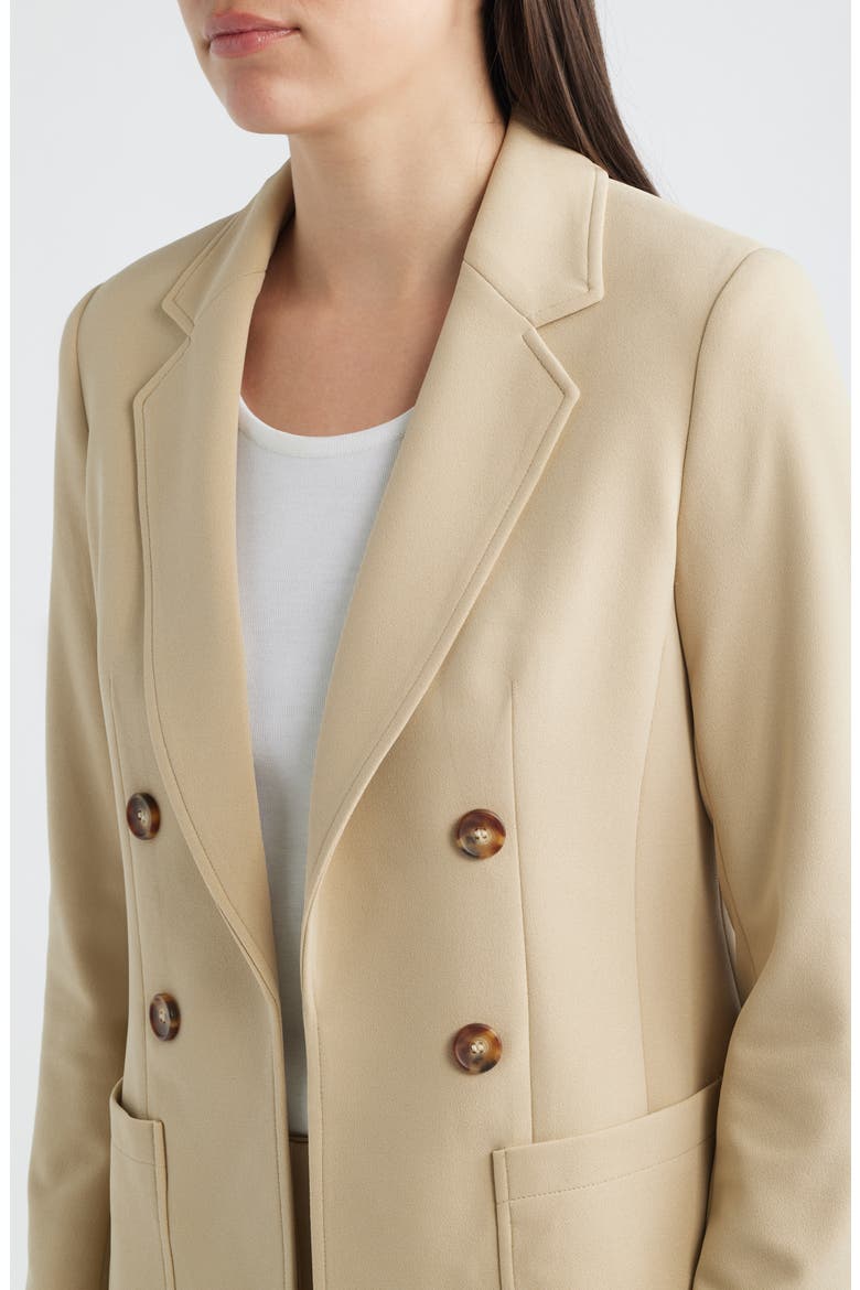 Double Breasted Blazer, Alternate, color, SAFARI