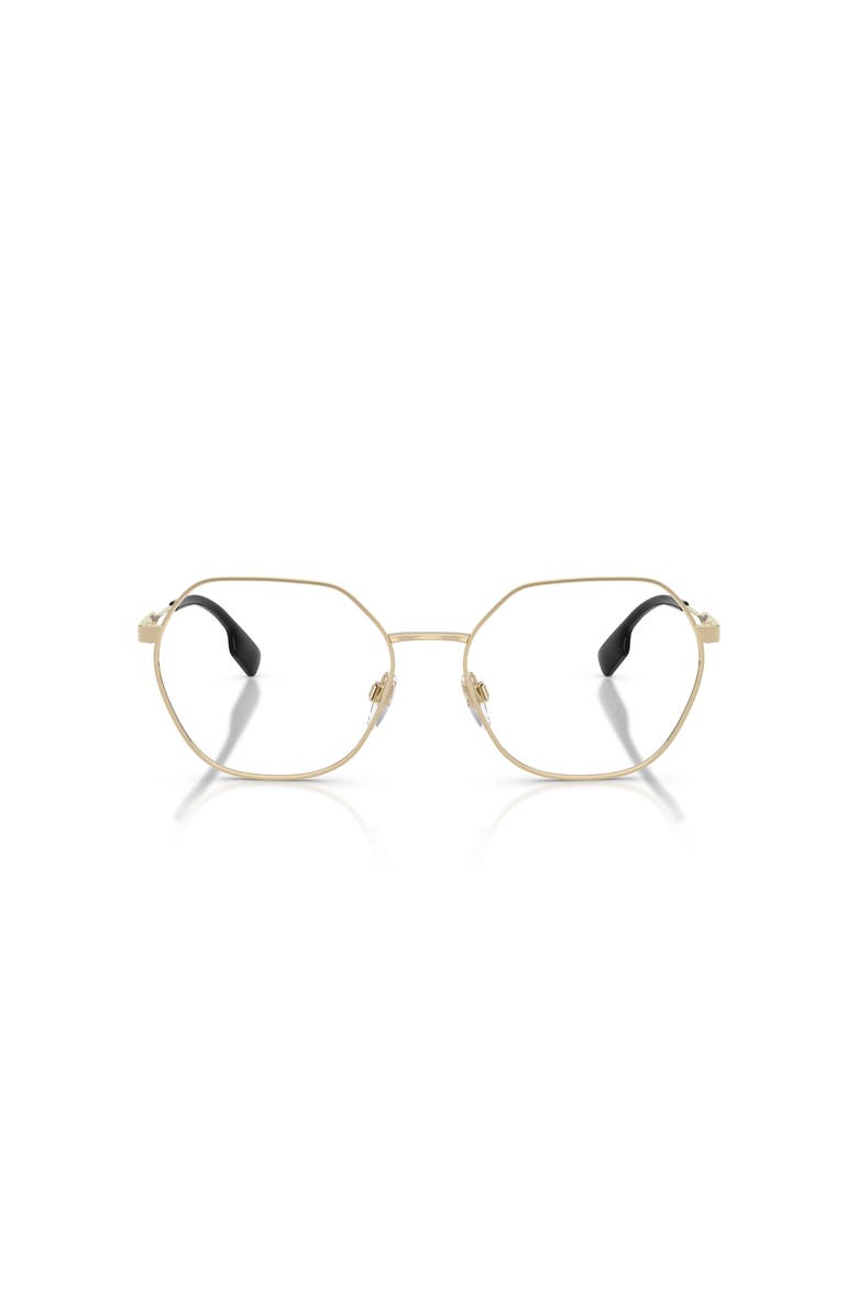 Burberry 54mm Irregular optical glasses, Alternate, color, Gold