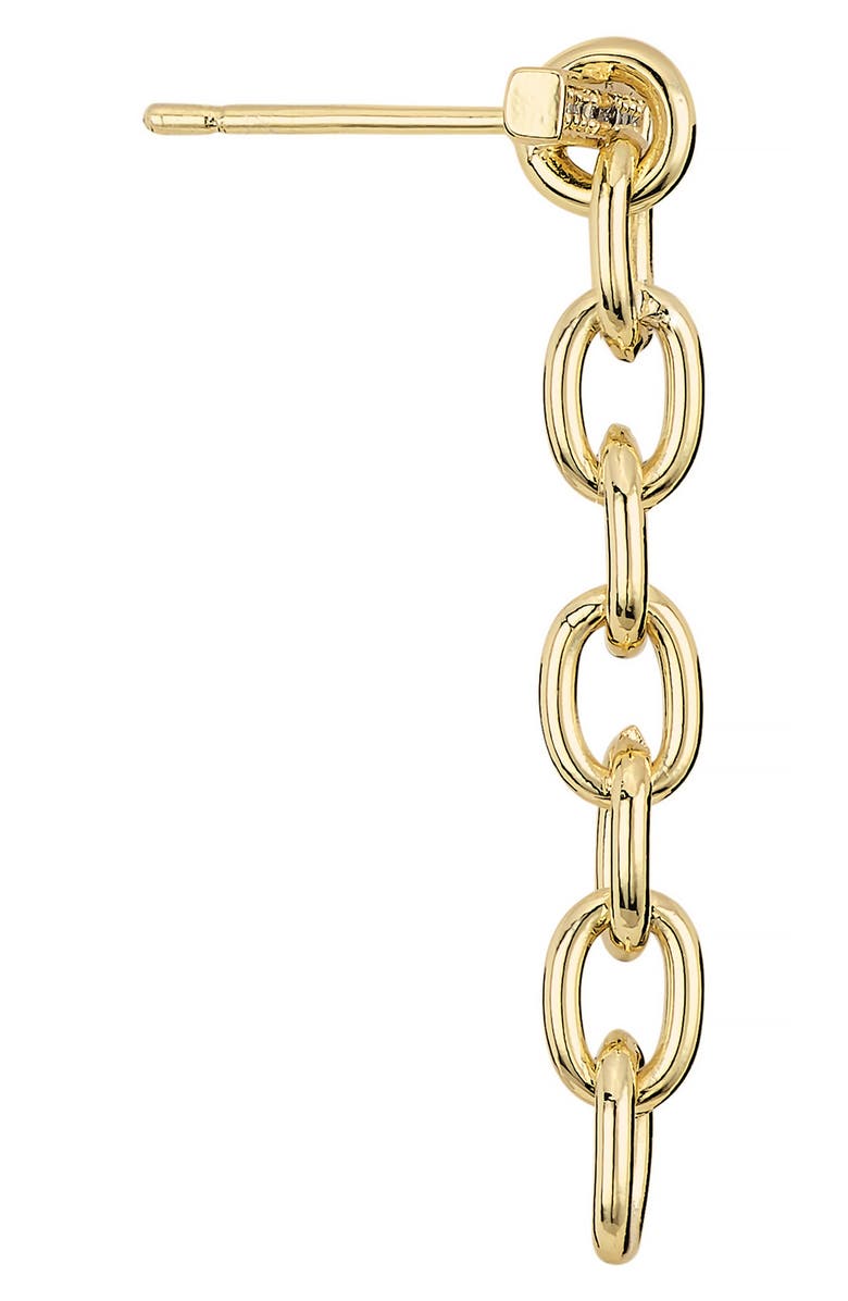 ATHRA LUXE Pavé Toggle Drop Earrings, Alternate, color, Gold