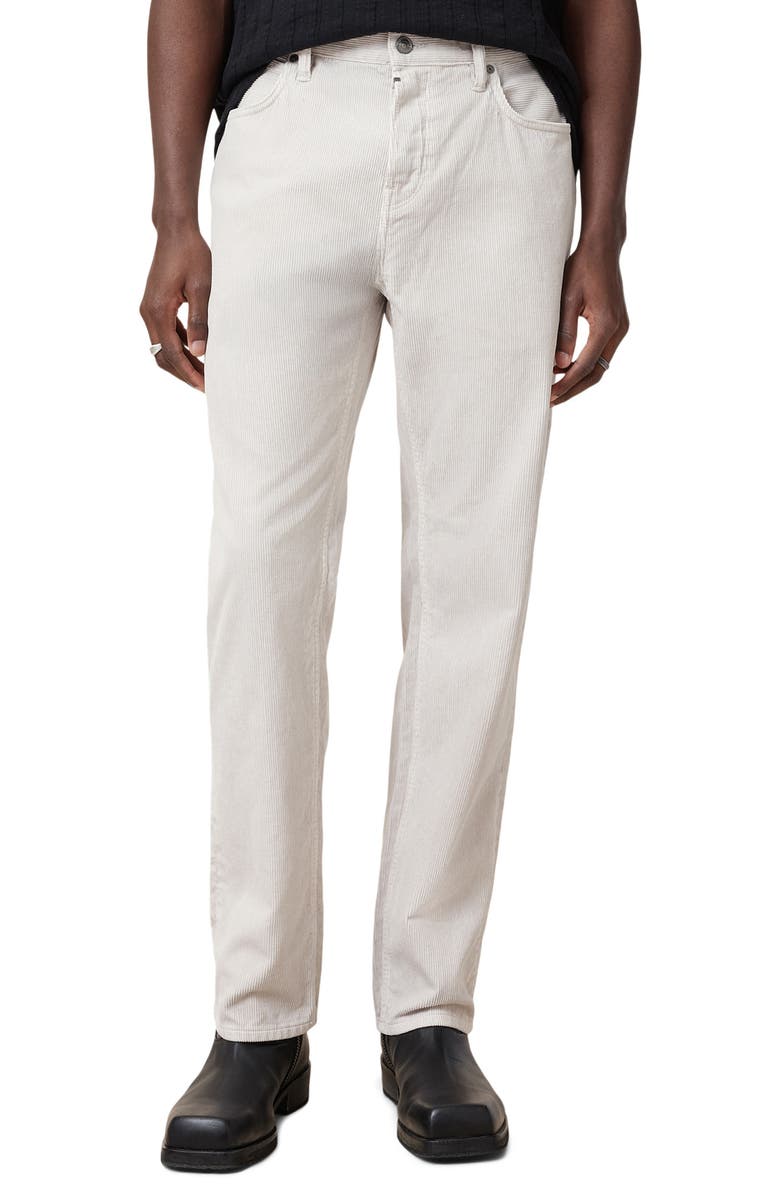 AllSaints Reid Cotton Corduroy Pants, Main, color, 