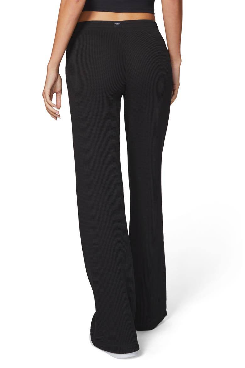 Thermal Wide Leg Pants, Alternate, color, BLACK
